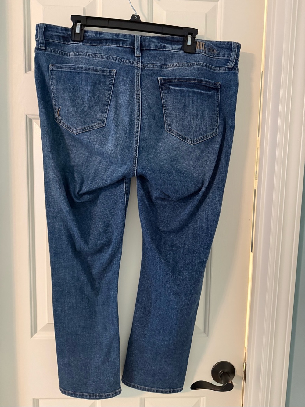 Kut from the Kloth Straight Leg Jeans in Blue Denim - Picture 9 of 9